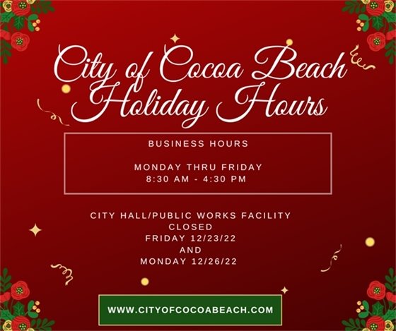 Holiday Hours