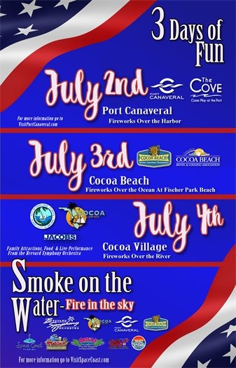 Fireworks schedule
