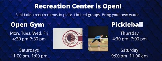 Rec Center open