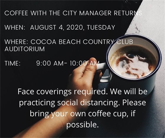 Coffee with the City Manager