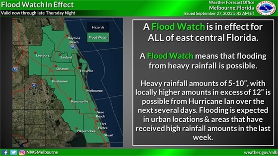 Flood Watch effect 9-27-22