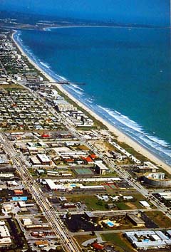 Cocoa Beach Aerial 1980s