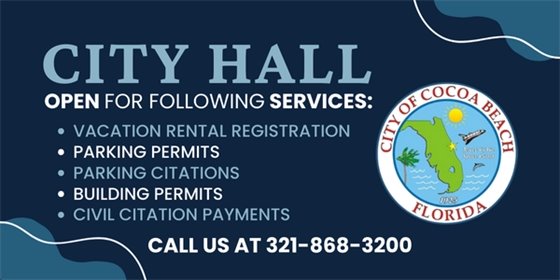 City Services at City Hall 321-868-3200