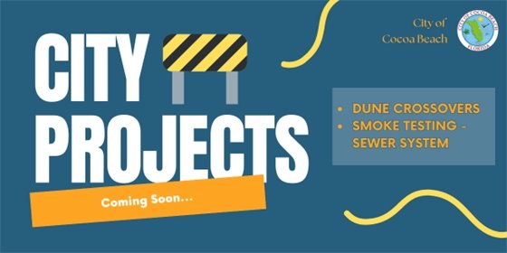 City Projects coming soon - more information in post