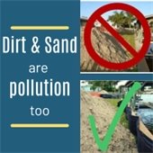 Dirt and sand are pollution too