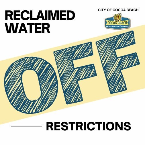 Reclaimed water off restrictions