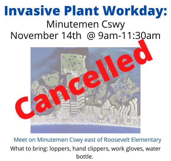 Minutemen Workday cancelled