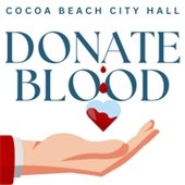 Donate Blood. Cocoa Beach City Hall