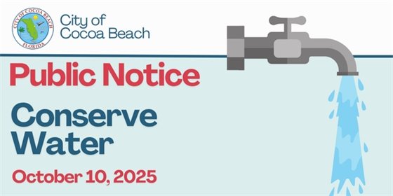 Conserve Water Notice