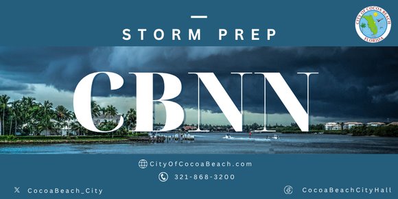 Storm prep City of Cocoa beach