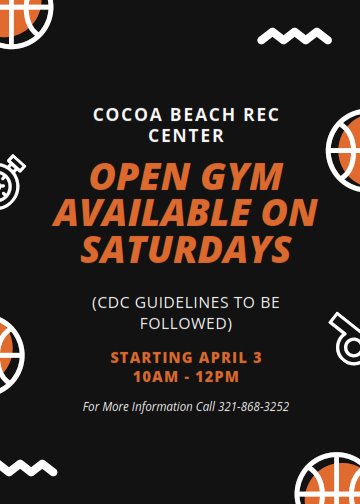 Open Gym on Saturdays