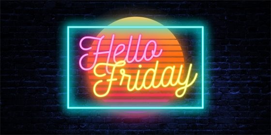 Hello Friday Neon Sign