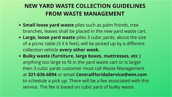 Yard waste guidelines