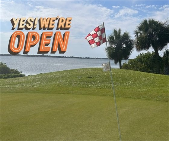 WE ARE OPEN! We are happy to announce that today, July 20, 2023, that the Cocoa Beach Country Club is back open in a limited capacity.  Currently the River course is open with Cart Path Only restrictions at this time.  The Dolphin and Lakes courses and driving range will remain closed for the time being.  If conditions change we will update on this page. The 19th Hole is open also, so please come out and try today's delicious Chef's Special, Pesto Chicken and Sun-dried Tomato Panini with Side Salad and includes a beverage!  Don't forget, Cocoa Beach residents get 20% off!  You can also sign up for our e-club to receive email updates regarding all things Cocoa Beach Country Club.  Head on over to our website and sign-up to receive our newsletters.  https://www.cityofcocoabeach.com/.../Cocoa-Beach-Country... We apologize for the inconvenience and appreciate your understanding and hope to be back to full operation soon!