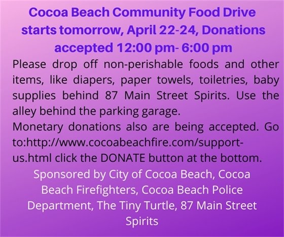 CB Community food drive