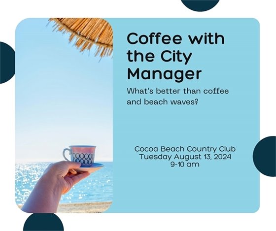 Coffee with the city manager