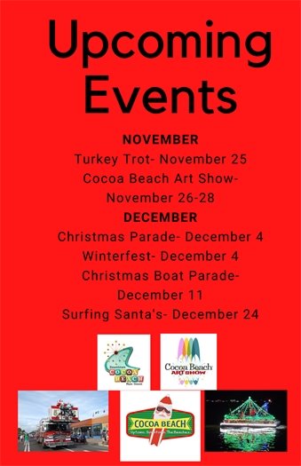 November and December events 2021