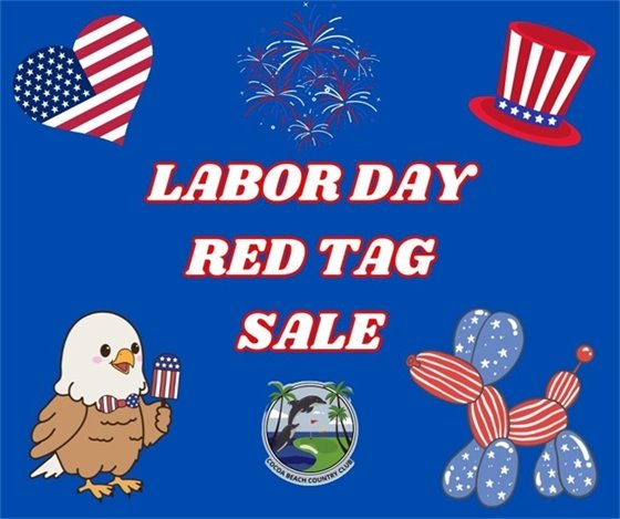 labor day red tag sale