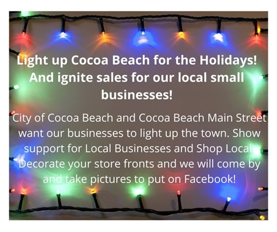Light up Cocoa Beach