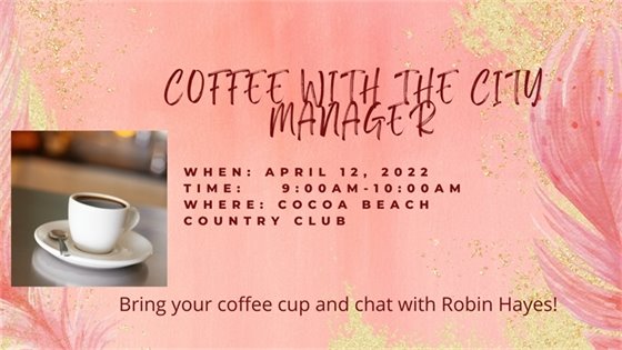 Coffee with the City Manager