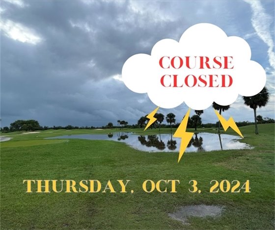 Course closed, Thursday October 3, 2024