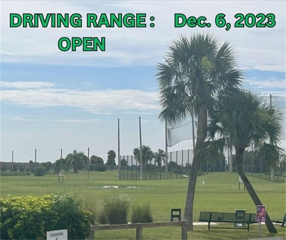 GREAT NEWS!!!!  Our hard working maintenance crew was able to open the range up 2 days earlier than we anticipated.  We still need to hit off mats for the next two weeks so the seeding can germinate, but we are back open and ready for you to use!  Thank you for your patience and understanding as we work to improve the conditions of our course!