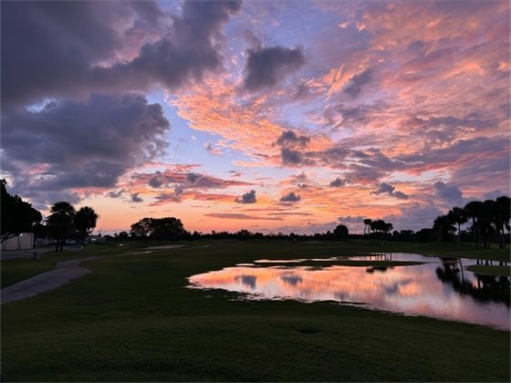 River 1 fairway flooded