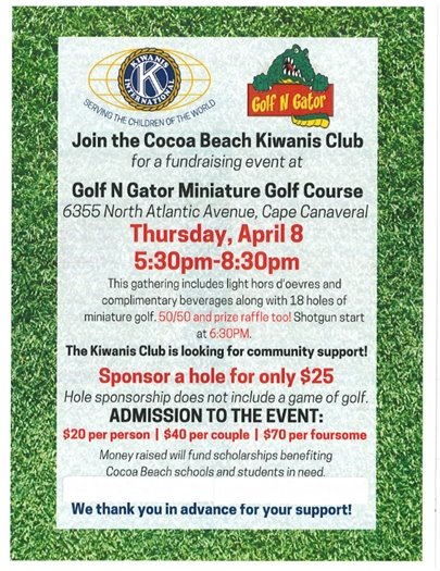 Kiwanis scholarship fundraiser