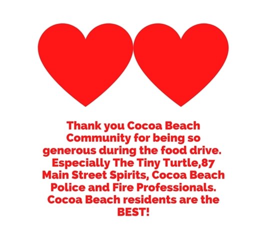 Thank you Cocoa Beach!