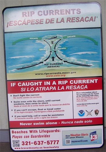 Rip Current warnings