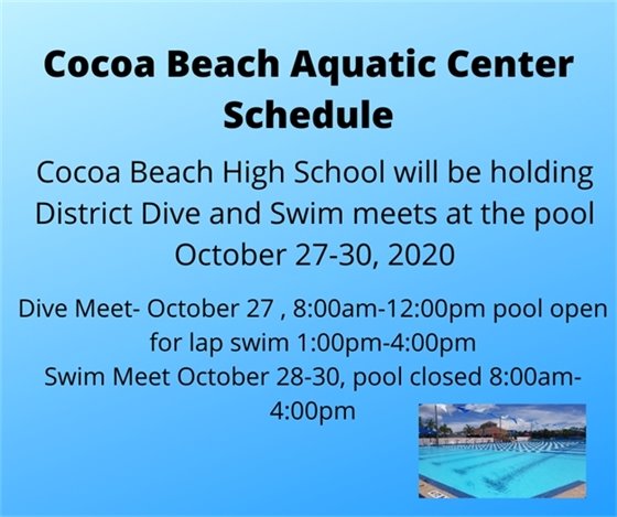 Pool schedule for District Meet