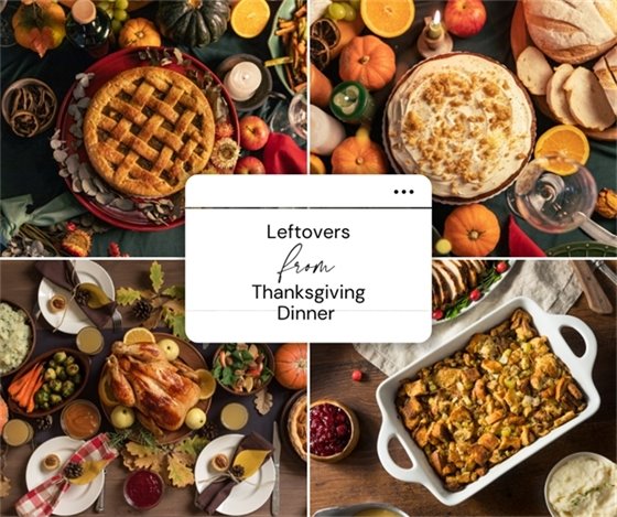 leftovers from thanksgiving dinner