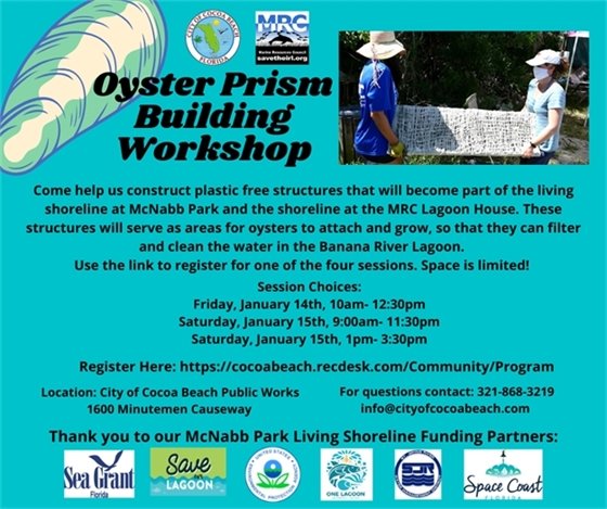 Oyster prism workshop