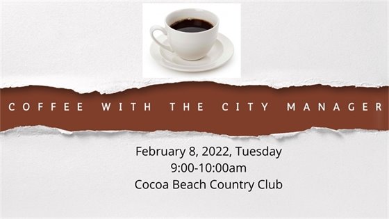 Coffee with the City Manager