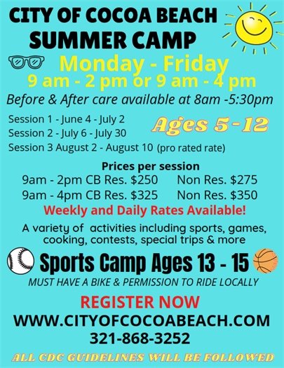 Summer camp sign up