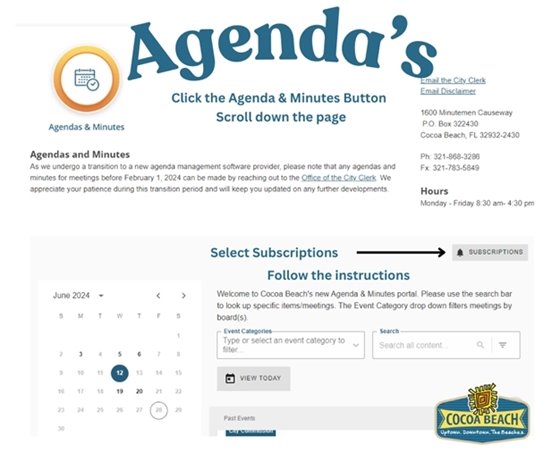  agenda subscription