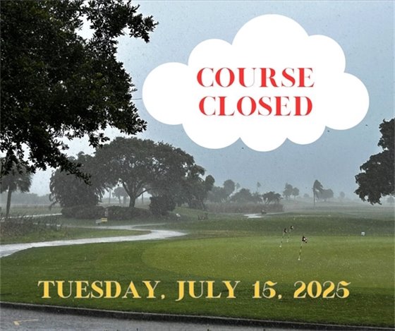 Course closed Tuesday July 15, 2025
