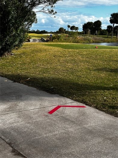 Course update.  As we continue to make minor improvements around the course we will always post them here and through our email system to keep you as informed as possible.  Recently we added directional arrows, on the cart paths on the course, in "confusing high traffic areas".  As we move from "signage" to the arrows, please listen to our staff when they tell you what course you are playing on and the corresponding colored arrows to follow.  Yellow = Dolphin Red = River Blue = Lakes  These are the same colors on the scorecard for each 9 hole course.  We will always strive to find new ways to improve the course for your enjoyment and ease of play.