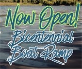 Now Open, Bicentennial Boat Ramp