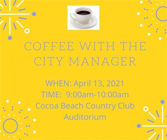 Coffee with the City Manager