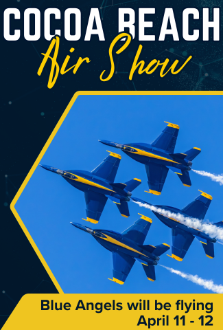 Cocoa Beach Air Show - Blue Angels are Flying. April 11 - 12